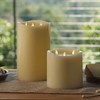 Luminara Tri-Flame Flameless LED Candle, Ivory 5.8" x 5.7", Moving