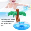 12pcs Coconut Trees Inflatable Pool Drink Holder Beach Party Cup