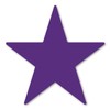 Purple Star Magnet by Magnet America Is 4" x 4"