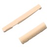 Generic Good Ringing Cow Bone Nut Saddle Set for Acoustic Guitar(1 SET)