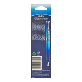 Helix Oxford Ombre Premium Ballpoint Pen - Blue (Black Ink)