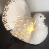 Debi Lilly Ceramic Turkey Lighted Centerpiece Led Tea Light Thanksgiving