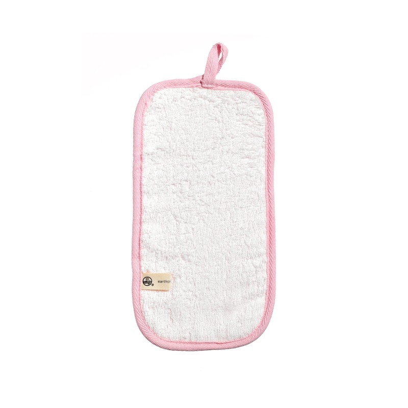 Earth Therapeutics Organic Cotton Makeup Removing Cloth - Pink