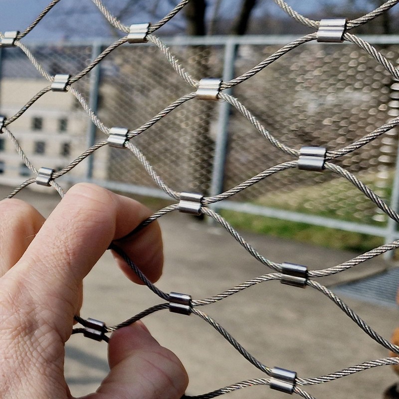 sourcing map 66FT Stainless Steel Cable Railing Kit, 1/16" Vinyl