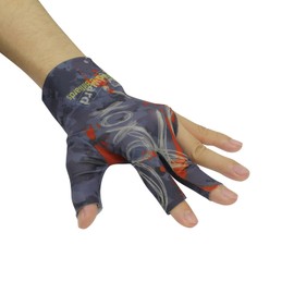 Scott Edward Billiard Gloves 10pcs/Set 3 Open Fingers Billiards Glove Pool Cue Gloves Spandex for Left Hand or Right Hand, Men Women