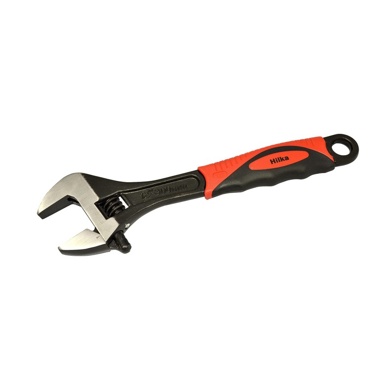 Hilka 18152520 12" (300mm) Soft Grip Wide Jaw (40mm) Adjustable