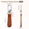 6 PCS Leather Zipper Pull, Detachable Leather Zipper Handle Replacement