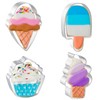 JOB JOL Cookie Cutters 4 PCS, Summer Cookie Cutters, 3''