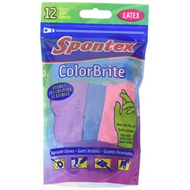 Spontex ColorBrite Latex Gloves
