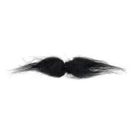 12 Bigote Negro Postizo Mostacho Mexicano Disfraz Zapata Negro