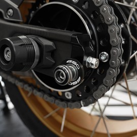 ZEXDDI Fit For Z650 RS Ninja 650 EX650 2017-2025 Versy650 Motorcycle CNC 2PCS M8 Swingarm Spool Sliders Stand Screw Z 650 Ninja650 Z650RS Swing Arm Slider Bobbins (Black)