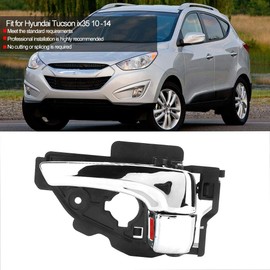 KIMISS Car Interior Door Handles,82610-2S010 Left Bright Color Inside Door Handles for Tucson ix35 2010-2014