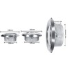 Stainless Steel Exhaust Plate Valve, Round Vent Opening Grill Cover