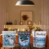 Windkream 6 Pcs Fall Chair Covers Set Autumn Chair Back