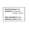 NuSci L-Threonine Powder Pure (1000 Grams (2.2 lb))