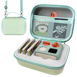 Roseliya Case Compatible with Yoto Mini Kids Bluetooth Audio Player, Travel Storage Holder for Children’s Speaker Plays Stories Music Podcast Radio Cards (Bag Only)- (Light Green)
