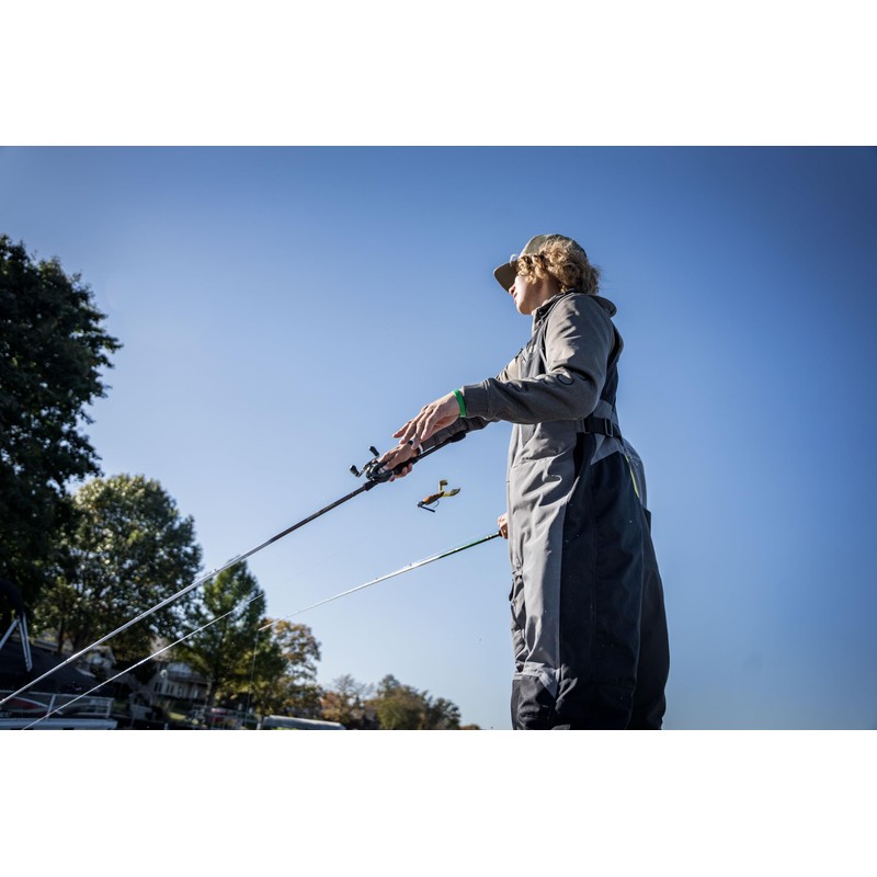 Duckett Fishing Zeus Casting Rod, 7'0" Medium Heavy Fast, White/Holographic