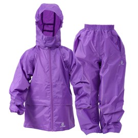 DRY KIDS jacket and trouser set Purple 5/6yrs