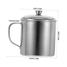 CHILDWEET Stainless Steel Toddler Cup Insulated 350ml Boys and Girls Cup with Lid for School Camping Travel