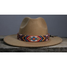 buybeaded Beaded Hat band Native American Style Southwestern Cowboy Rode Handmade Head/Hat Band Collection (Pattern 10)