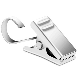 BIHRTC Pack of 25 Silver Curtain Clips Stainless Steel Curtain Rod Clips Lights Hangers Clips for Shower Home Decoration Photos Picture Arts Crafts Display Outdoor Activities Supplies