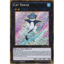 Yu-Gi-Oh! - Cat Shark (PGL2-EN016) - Premium Gold: Return of the Bling - 1st Edition - Gold Secret Rare by Yu-Gi-Oh!