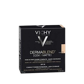 VICHY Polvo Compacto Covermatte de Alta Cobertura FPS 30 Vichy Dermablend T25 9.5 g