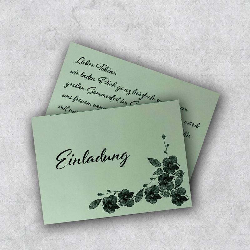 50 Sheets DIN A5 Paper - Eucalyptus - 120 g