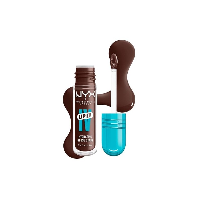 NYX Professional Makeup, Lip Iv Gloss Sérum Hidratante - Tono