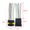 ESUPPORT 5 Pin Way Car Auto Waterproof Electrical Connector Plug