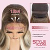 Style Icon Easy-360 Lace Wigs 28 inch Brown Highlight Free