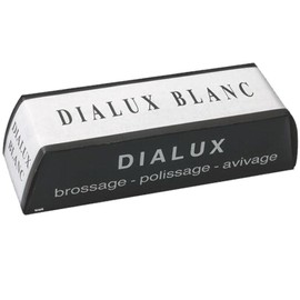 Dialux White Polishing Compound Bar – Final High Luster Rouge for Silver, White Gold, Soft Metals & Plastics –Professional Jewelry Buffing & Finishing Paste