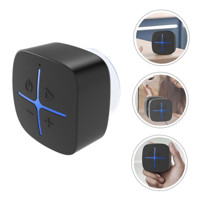 TEHAUX Bathroom Mini Sound System Waterproof Wireless Sound Equipment Suction
