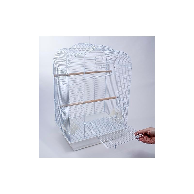 PENN-PLAX Cockatiel & Small Parrot Starter Birdcage – Great for