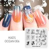 KADS Nail Art Stamp Plate - Ocean Sea Mermaid Series