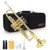 YANASON Bb Standard Trumpet Set for Beginner, Brass Student Trumpet