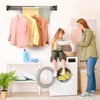 JolyBay Wall Mounted Laundry Drying Rack, Retractable Clothes Drying Rack