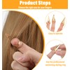 20PCS Stitch Braid Tool Finger, Hair Parting Tool for Women