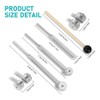 Tuning Fork Set (128Hz, 256Hz, 512Hz), Tuning Forks for Chakra/Healing/Sound