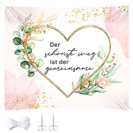 Bed Sheet Wedding Cutout, 200 x 180 cm, Emergency Basket Signs, Wedding Heart, Bed Sheet with Heart Wedding, Boho Style Wedding Heart for Cutting Out