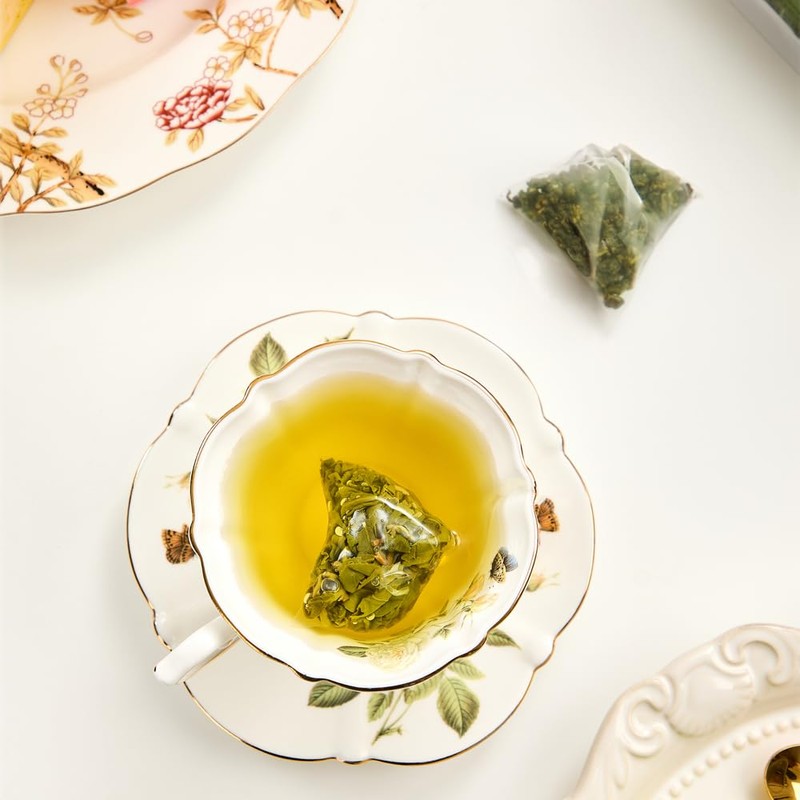 XIEJINJI Premium Oolong Tea, Taiwan Dongding Oolong TeaBags, 3.2g x