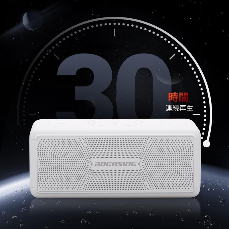 BOGASING M5 Bluetooth Speaker, Portable, Wireless Speaker, 360 Degree Sound,