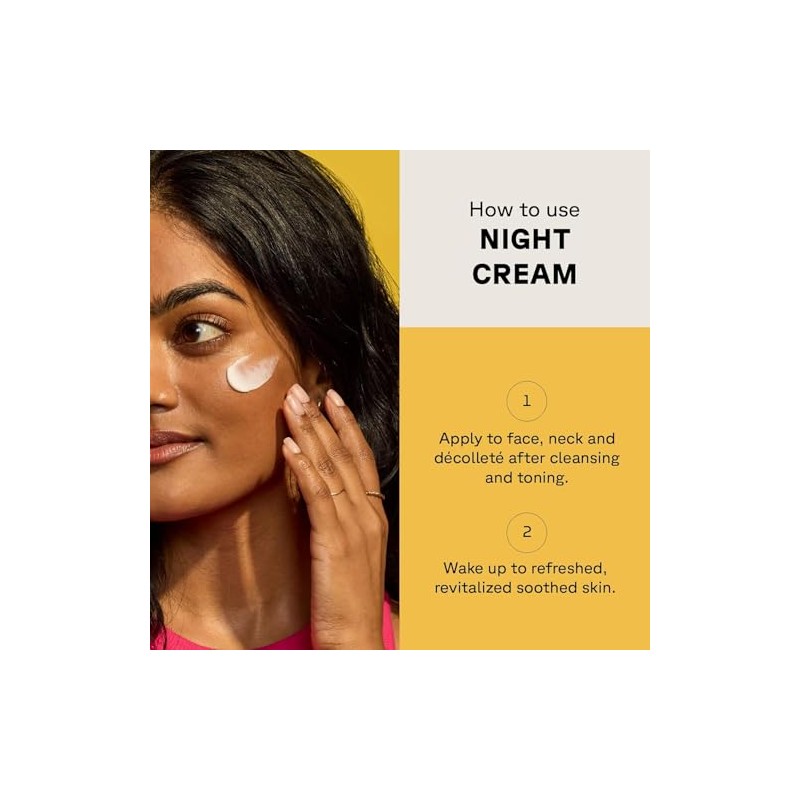 Acure Crema Nocturna Rejuvenecedora Atenuar Arrugas Multi Péptidos Vitamina Glicoproteinas