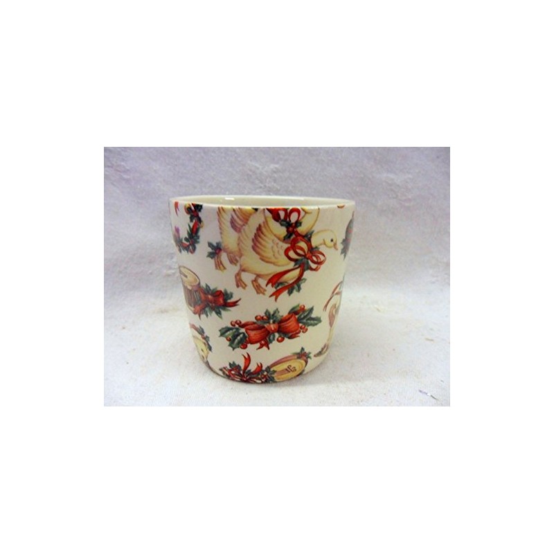Small Sugar Bowl in Christmas Gift Design by Heron Cross