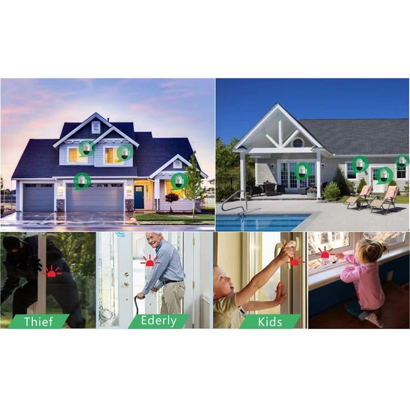 Window Alarm Sensors Door Alarms for Kids Safety , Home