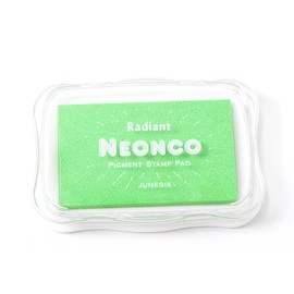 Fkereg Stamp Ink Pad, Washable Ink Pads for Stamping, Rubber Stamp Ink Pad for Crafting, Colored Ink Pads for Fingerprints, Handprint, Paper, Scrapbook, Card Making, Color Painting DIY, Green