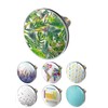 arteneur® Pop-Up Sink Plug with Jungle Leaves Motif, Drain Strainer,