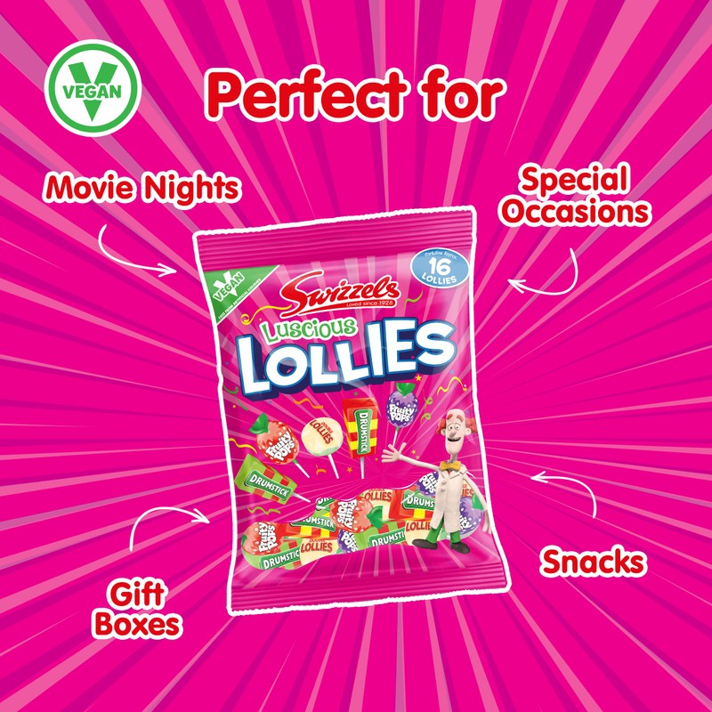 Swizzles Luscious Lollies 354g