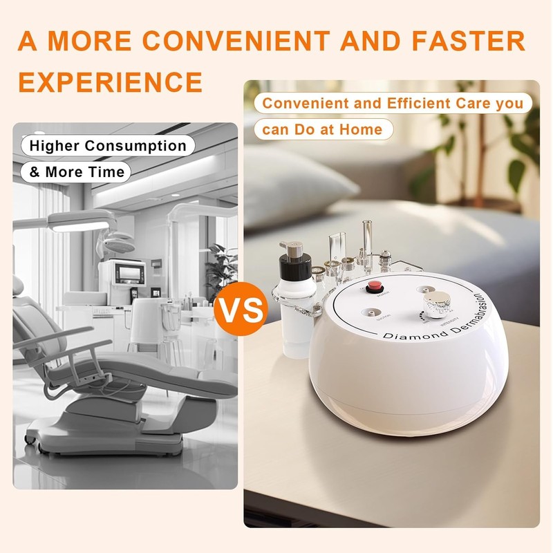 Diamond Microdermabrasion Machine McWdoit 3 in 1 Dermabration Facial Home
