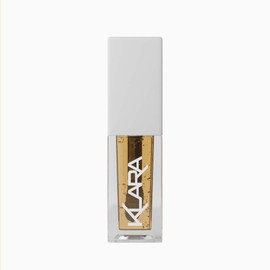 Klara Cosmetics Lip Glow Oil - Hydrating Lip Oil for Nourished, Glossy Lips - Lip Makeup with Hyaluronic Acid and Vitamin E - Coconut - 0.2 oz